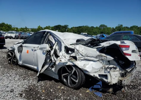 2021 Honda Accord Sport Se из США, поврежденный, VIN 1HGCV1F40MA031703